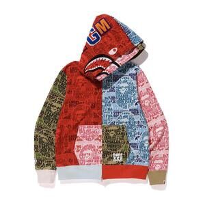 BAPE XV Cities Camo Double Shark Hoodie 25 Cities
